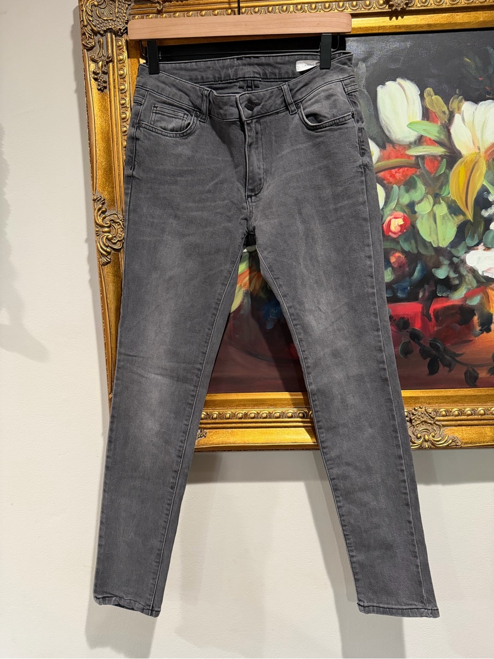 Anine Bing Gray Skinny Jeans